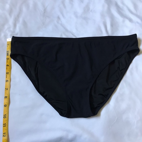 Profile Sport Gottex Black Bikini Bottom Size 14 - Picture 6 of 8